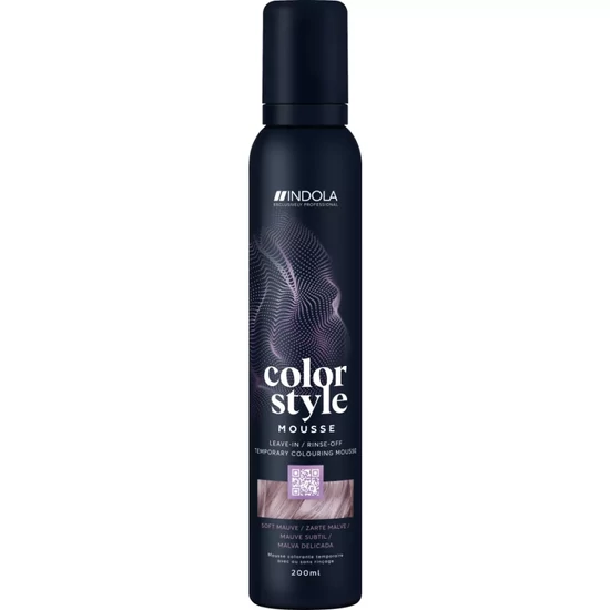 Indola Pasztell lila színező hab 200ml ( Soft Mauve )