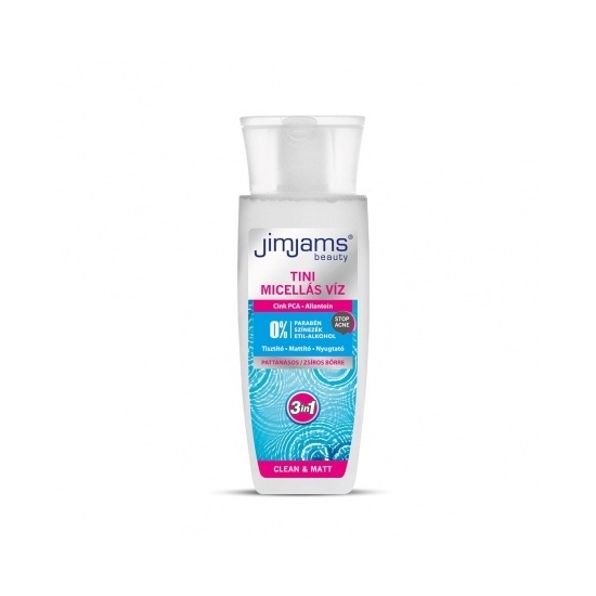 JimJams Beauty CLEAN & MATT Tini Micellás arc-és sminklemosó 150 ml