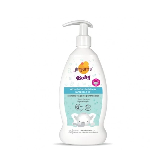 JimJams Baby Álom babafürdető és sampon 2in1 400ml