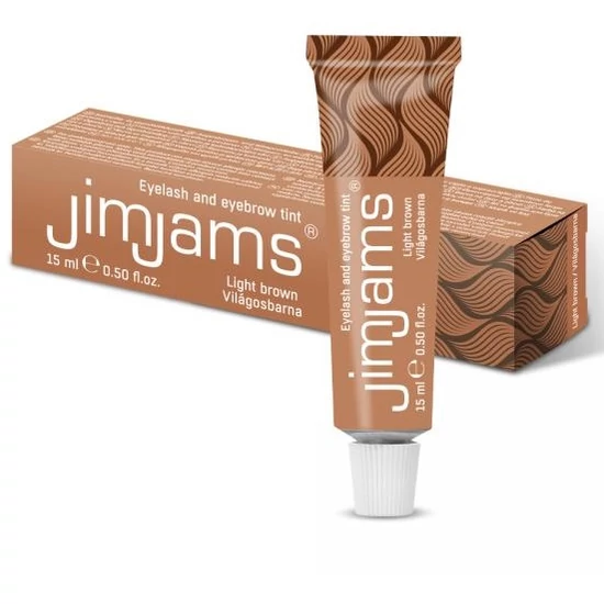 JimJams Világosbarna szempilla és szemöldökfesték 15ml