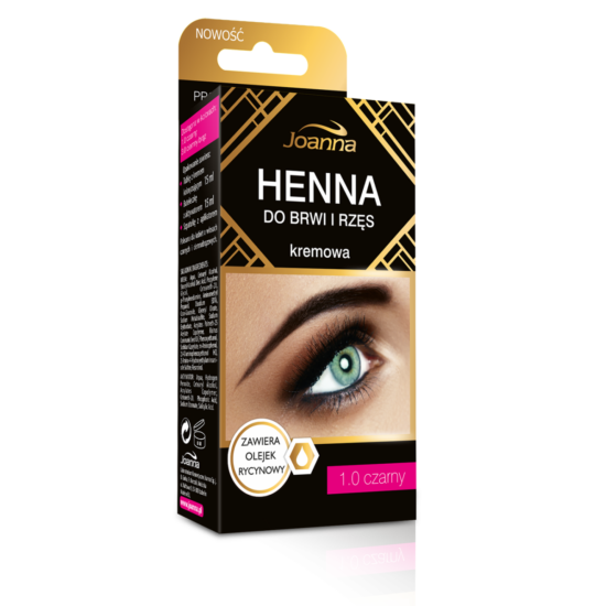 Joanna Henna festék szemöldökre és szempillára 1.0 - fekete