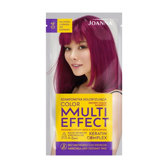 Joanna Multi Effect color (04) - Málna vörös