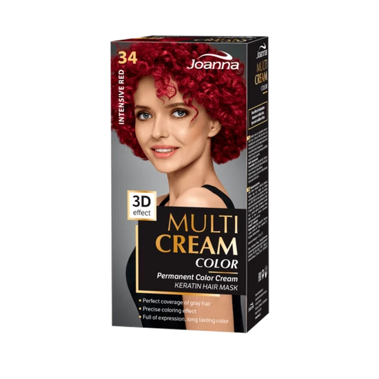 Joanna Multi Cream Color (34) – Intenzív vörös