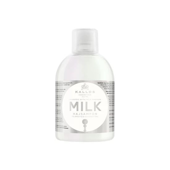 Kallos KJMN Milk hajsampon tejprotein kivonattal 1000ml