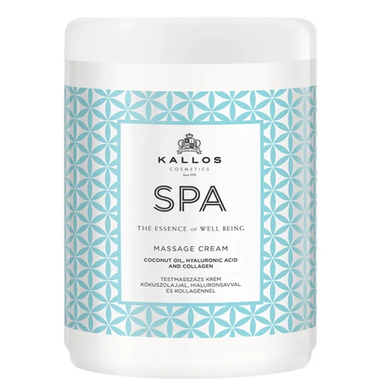 Kallos SPA  masszázskrém kókuszolajjal, hialuronsavval és kollagénnel 1000ml