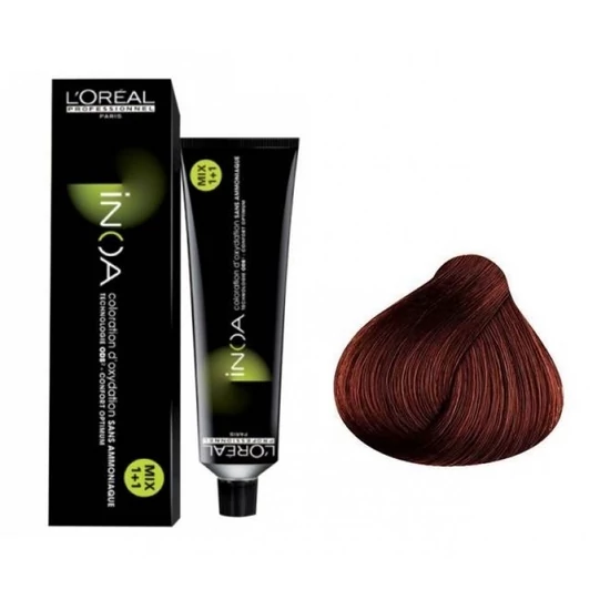 Loreal Inoa ammóniamentes hajfesték 4-45 60g