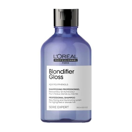 Loreal Serie Expert Blondifier Gloss Sampon 300ml sampon szőke hajra