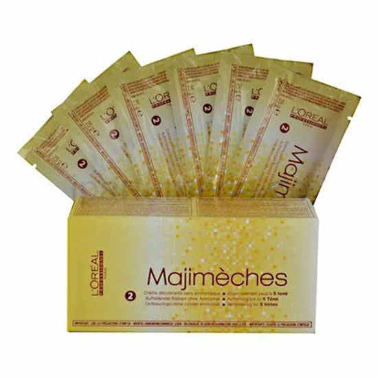 Majiméches ammóniamentes, hajkímélő melírkrém - 6db