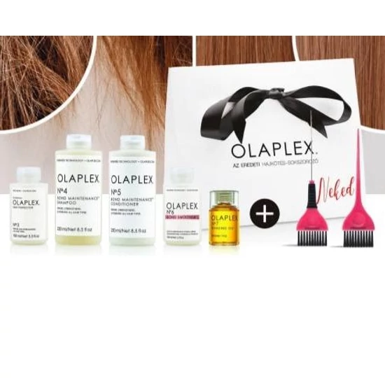 Olaplex Ultimate Collection csomag Ajándék hajfestő ecsetekkel