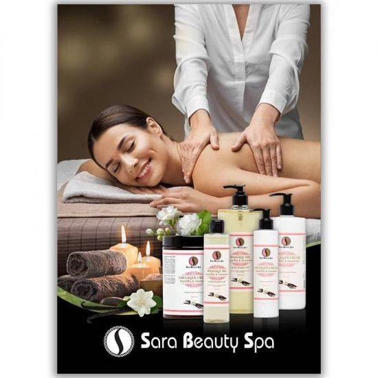 Sara Beauty Spa masszázsolajok poszter