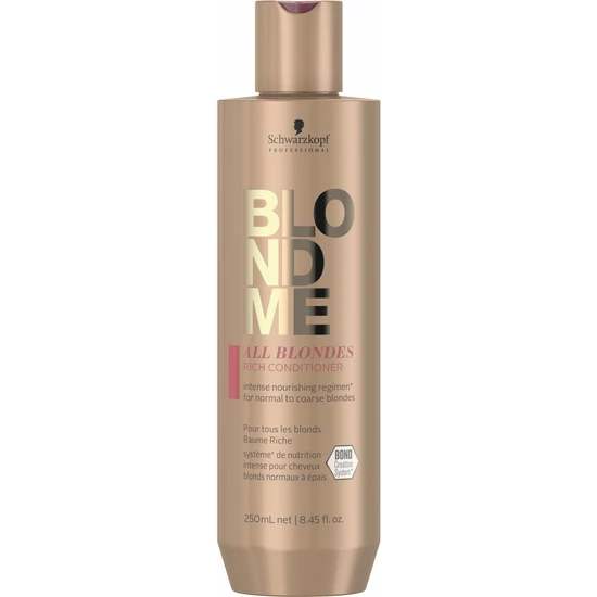 BlondMe Rich balzsam mindenszőke hajra 250ml