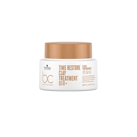 Bonacure Time Restore Clay pakolás törékeny és érett hajra 200ml