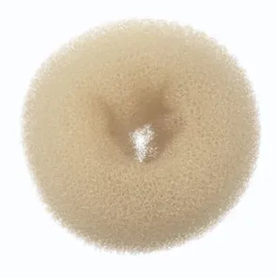 Sibel kontyalátét kerek - Szőke 9cm