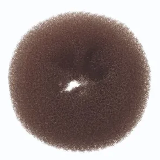 Sibel kontyalátét kerek - Barna 11cm