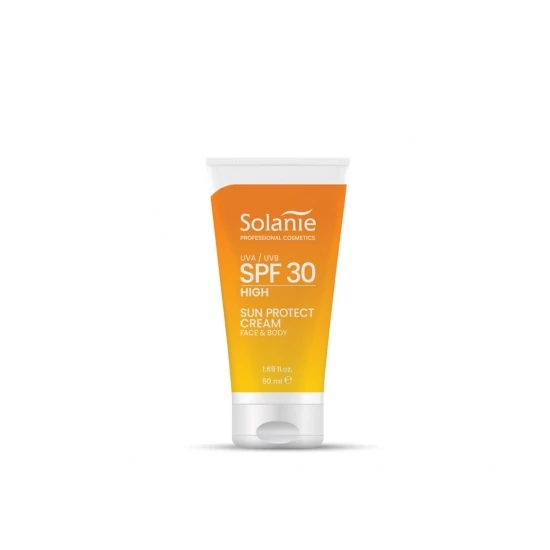 Solanie SPF30 fényvédő napozó krém arcra és testre 50ml