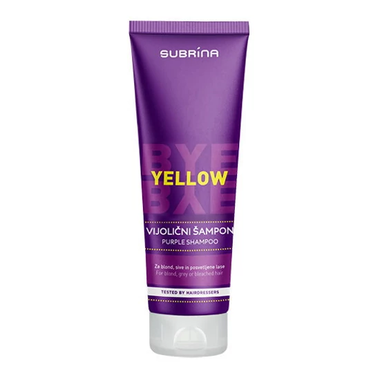 Subrina BYE BYE Yellow Sampon 200ml hamvasító sampon