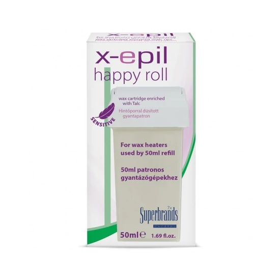X-Epil Happy Roll Gyantapatron 50ml Hipoallergén (Hypoallergen)