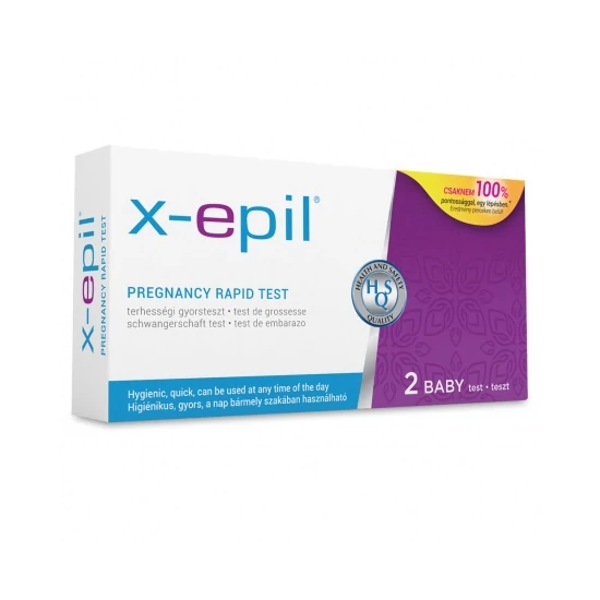 X-Epil Terhességi gyorstesztcsíkok 2db