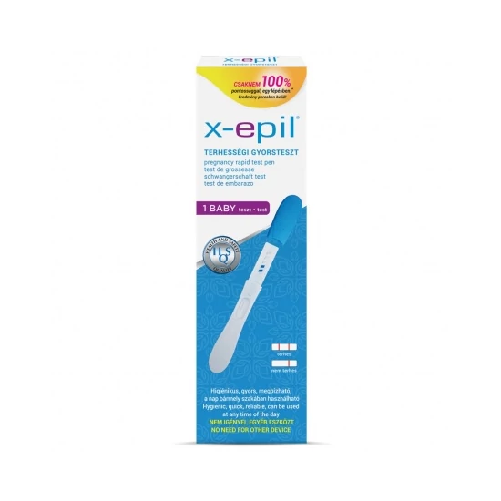 X-Epil Terhességi gyorsteszt pen 1db - exkluzív