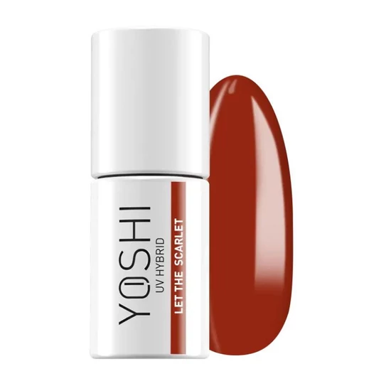 Yoshi UV hibrid Let the Scarlet gél lakk 6 ml – 604