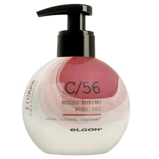 Elgon I-CARE színező kondícionáló C56 rubint vörös 200ml
