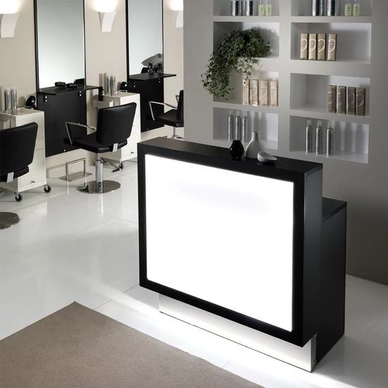Barlux Consolle recepciós pult FEKETE