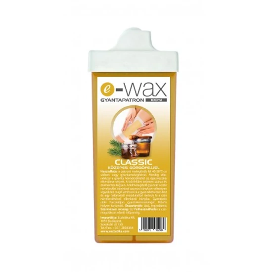 E-Wax  Classic Gyantapatron közepes görgőfejjel 100ml natur