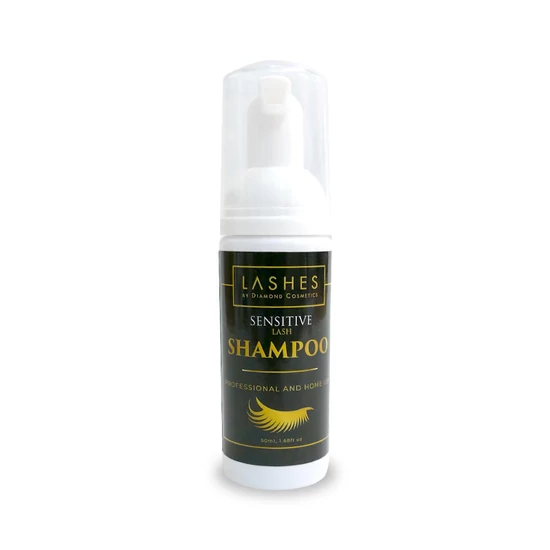 Lashes by diamond cosmetics Műszempilla és szempilla sampon aloe verával, érzékeny bőrre 50ml