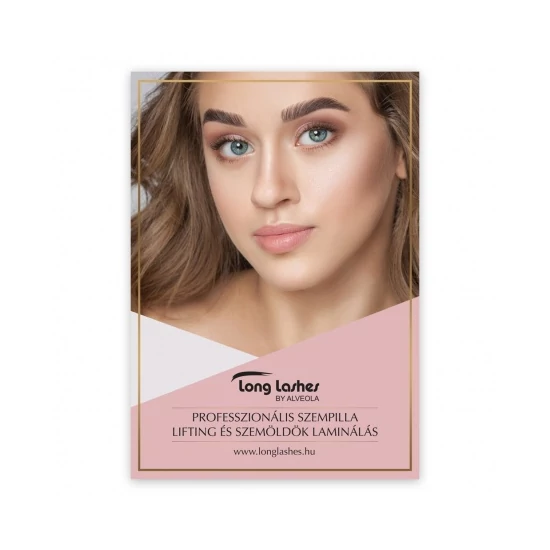 Long Lashes Plakát Szempilla Lifting és Szemöldök Laminálás