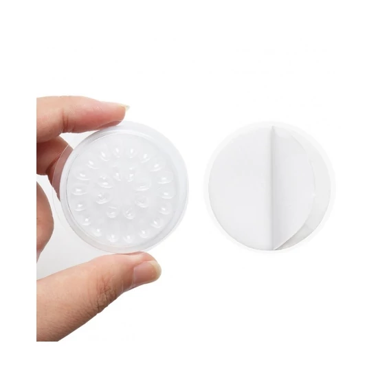 Long Lashes öntapadós ragasztótartó virág - átlátszó 5db