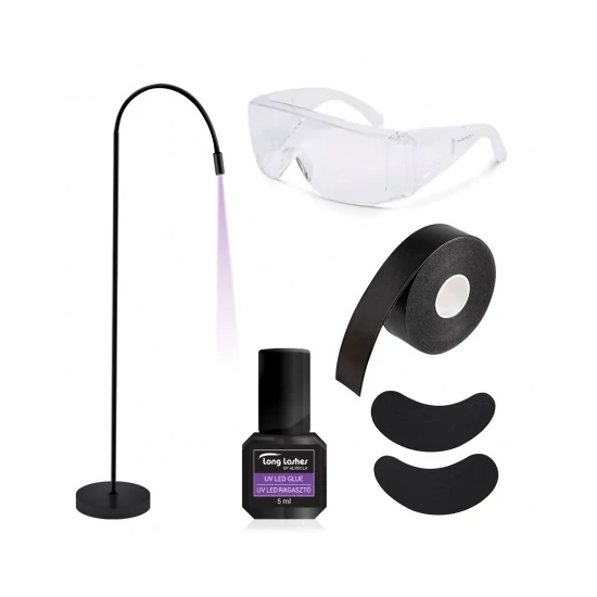 Long Lashes UV LED szempillaépítés kezdőcsomag