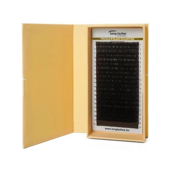 Long Lashes Pro Silk Szempilla Karamell Barna -C- 0,10 7-13mm