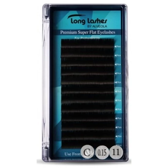 Long Lashes Premium Super Flat Pilla C/ 0,15-11 mm
