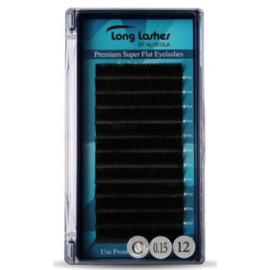 Long Lashes Premium Super Flat Pilla C/ 0,15-12 mm