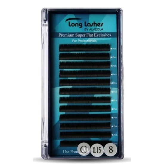 Long Lashes Premium Super Flat Pilla C/ 0,15-8 mm