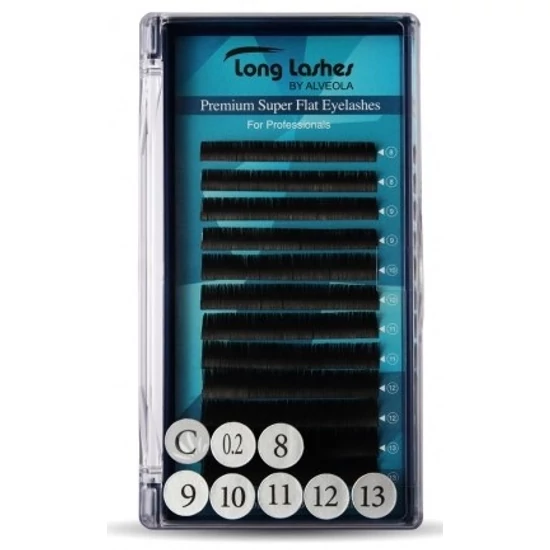 Long Lashes Premium Super Flat Pilla C/ 0,20-MIX