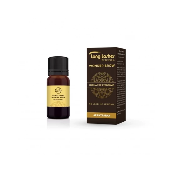 Long Lashes WonderBrow Henna szemöldökfesték - Aranybarna 4g