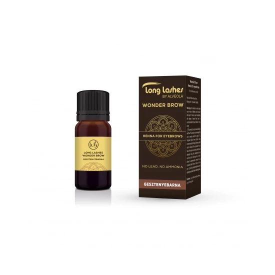 Long Lashes WonderBrow Henna szemöldökfesték - Gesztenyebarna 4g