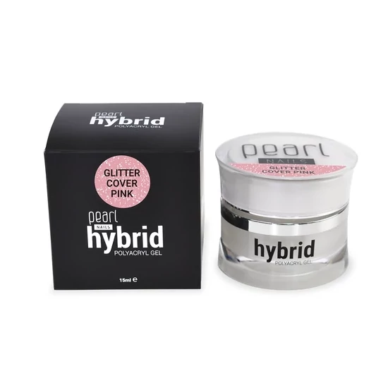 Pearl hybrid PolyAcryl Gel - Glitter Cover Pink - 15ml 
