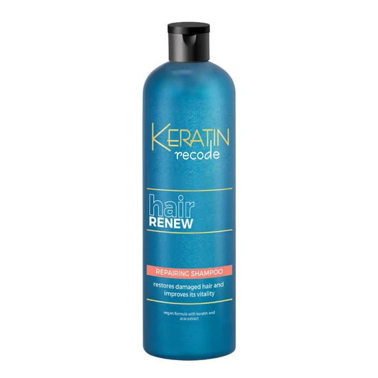 Keratin Recode Sampon Hair Renew 400ml keratinos sampon száraz hajra
