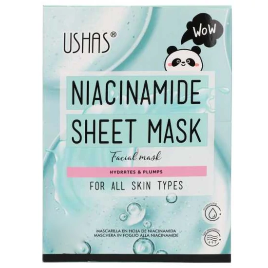 Ushas Niacinamide fátyol maszk