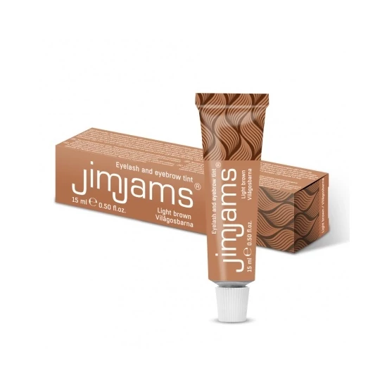 JimJams szempilla és szemöldökfesték VILÁGOSBARNA 15ml