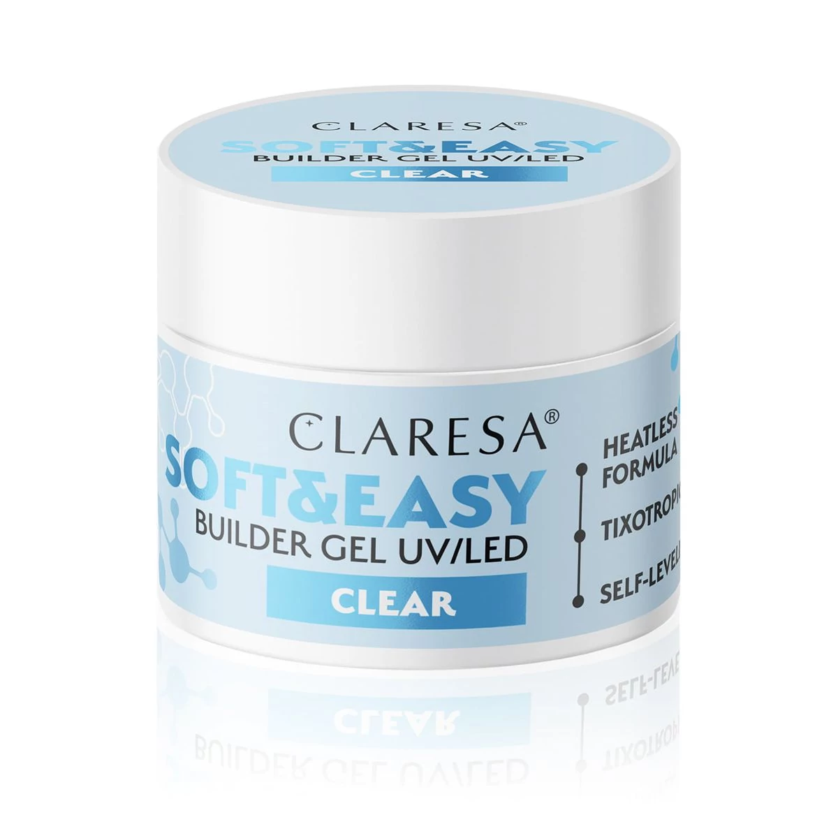 Claresa építőzselé Soft&Easy Clear Átlátszó 12g