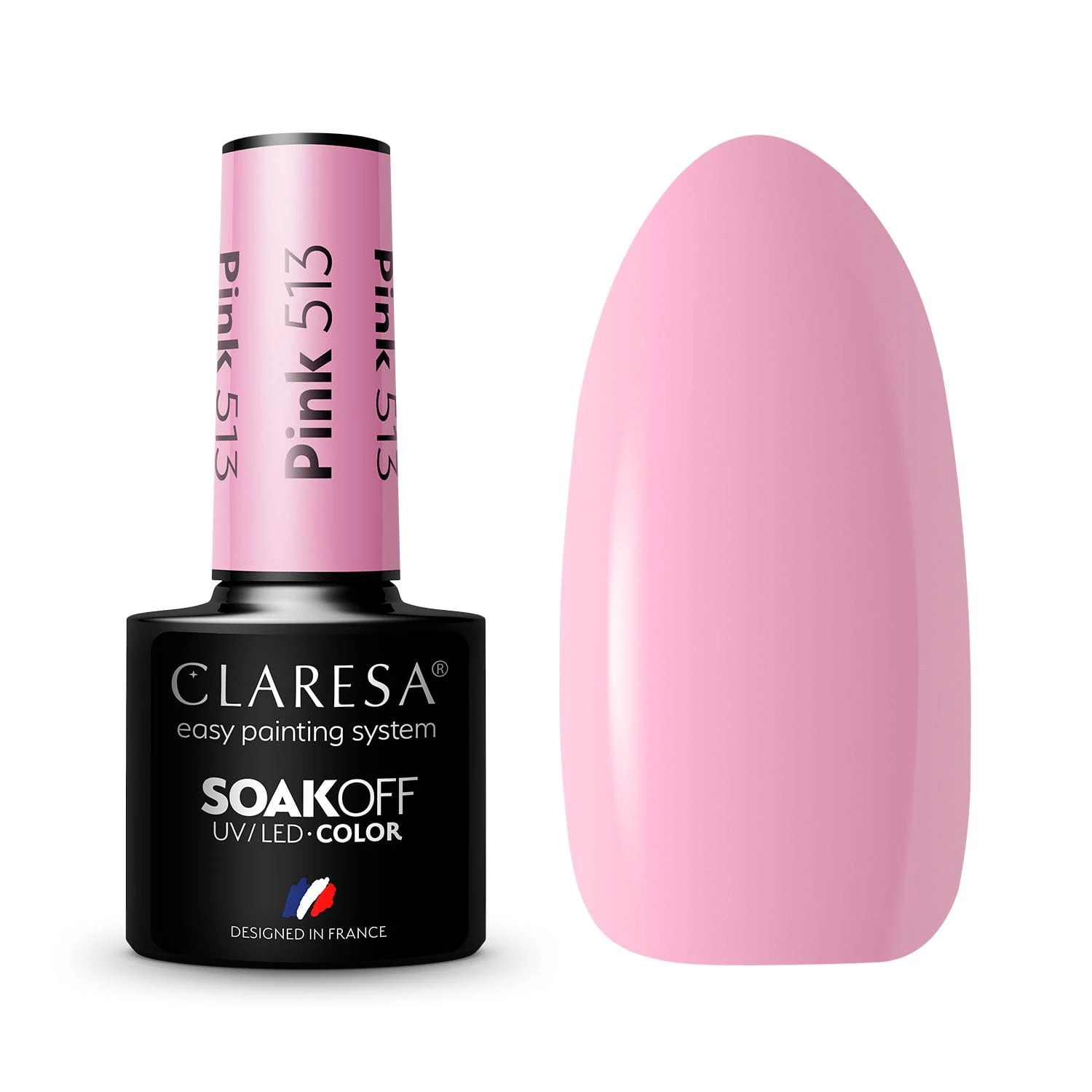 Claresa Pink 513 gél lakk 5g