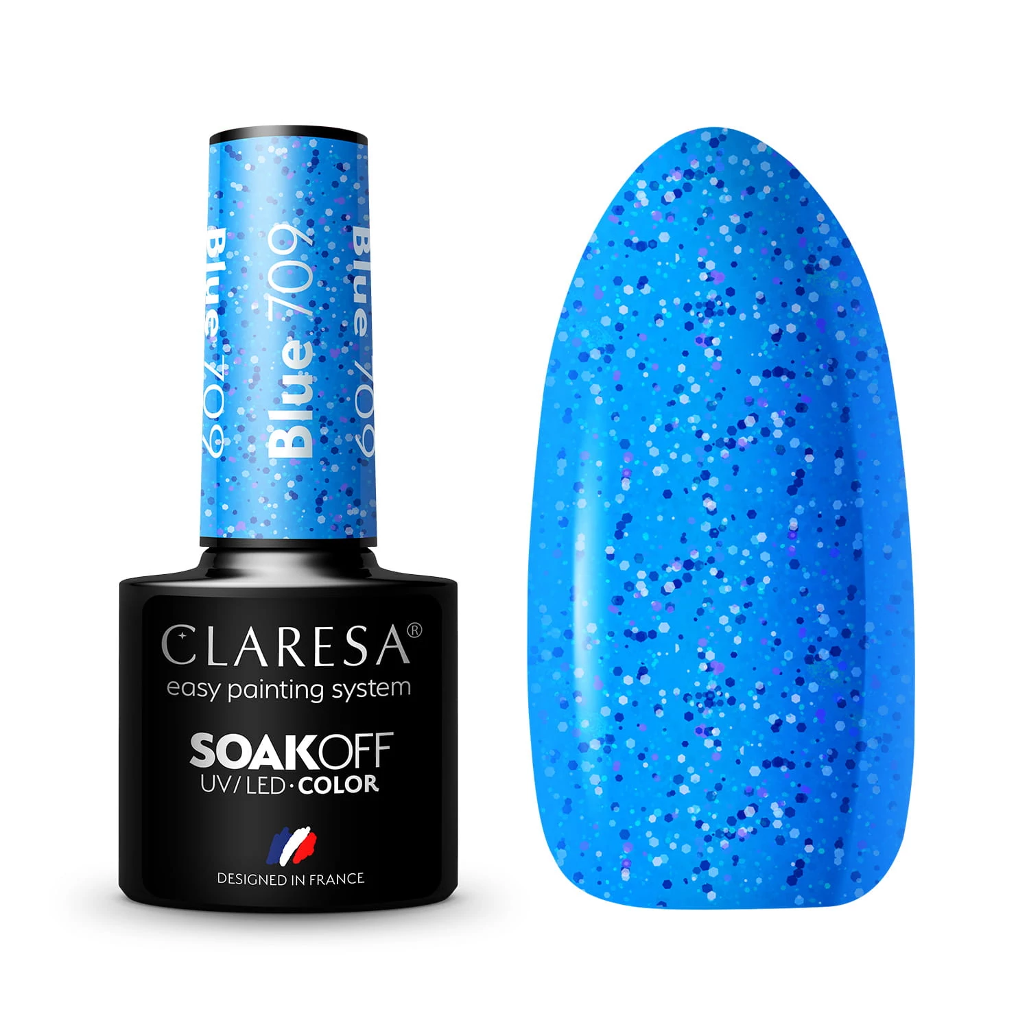 Claresa Blue 709 gél lakk 5g
