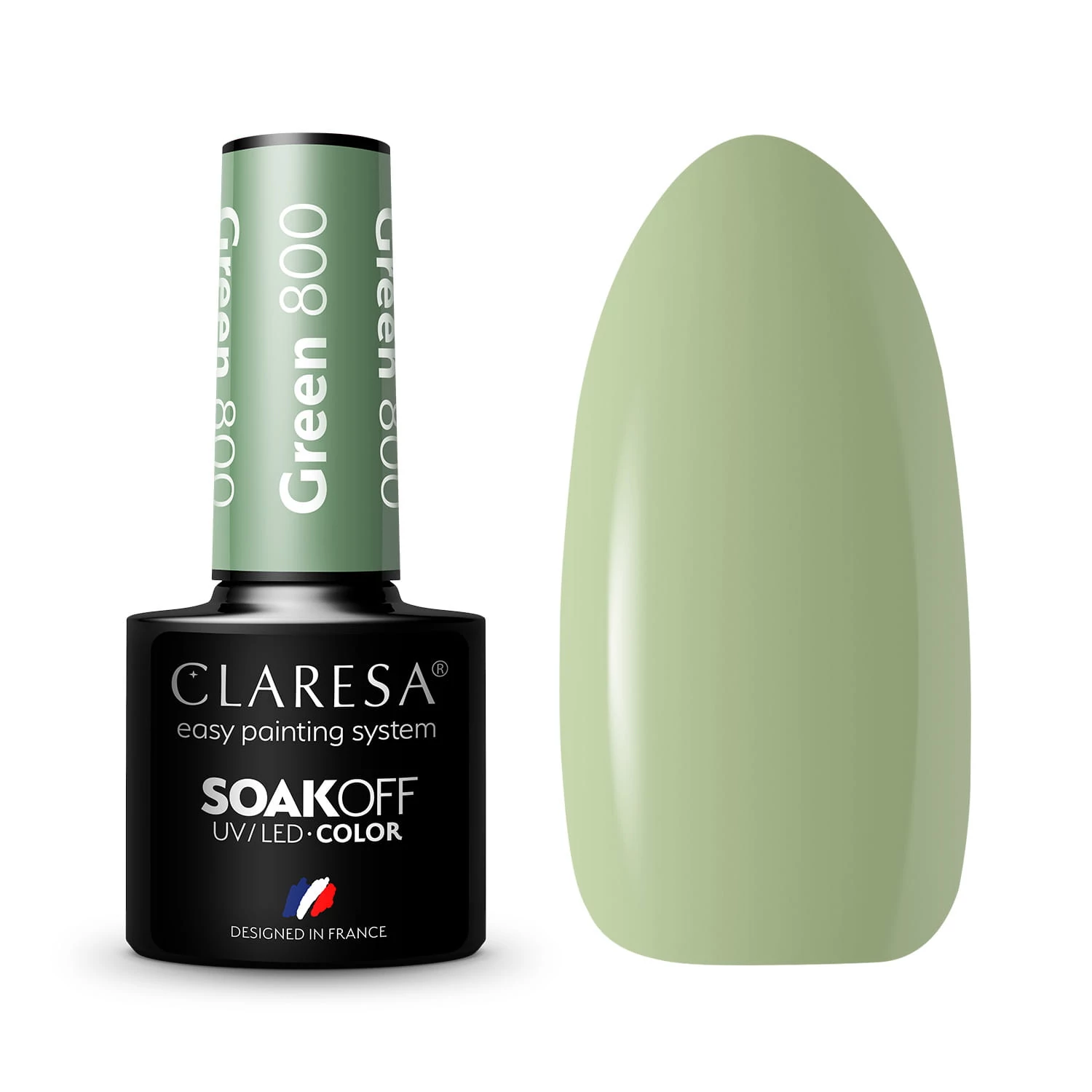 Claresa Green 800 gél lakk 5g