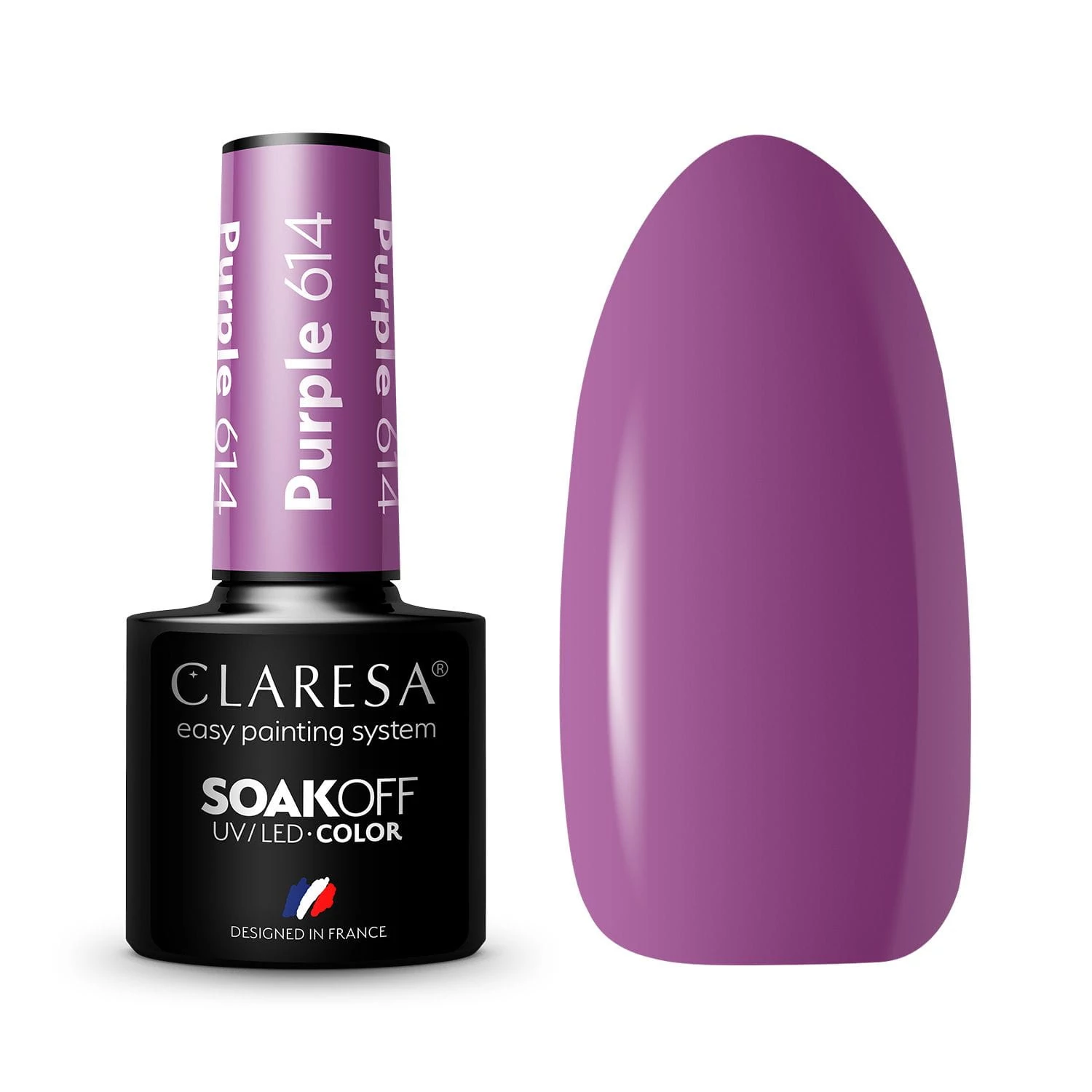 Claresa Purple 614 gél lakk 5g