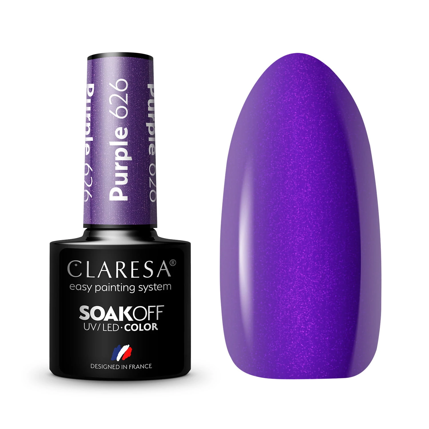 Claresa Purple 626 gél lakk 5g