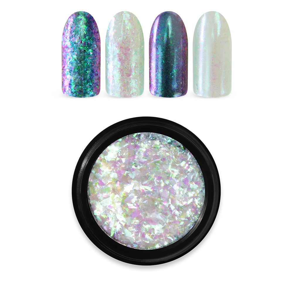Moyra Rainbow Flakes Green