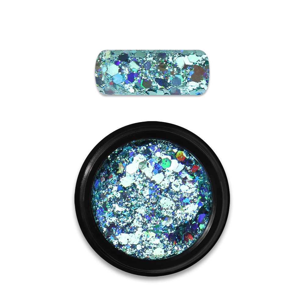 Moyra Holo glitter mix No. 04 Türkiz